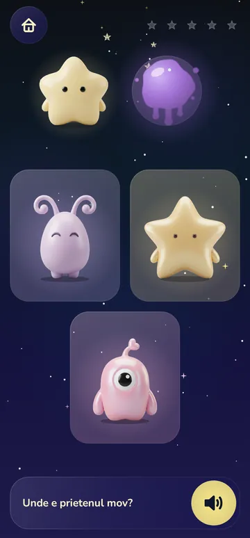 The “Colours” game: where is the purple friend?