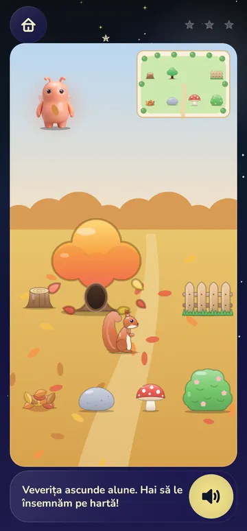 “The squirrel's nuts”, a game in Lulla Kids