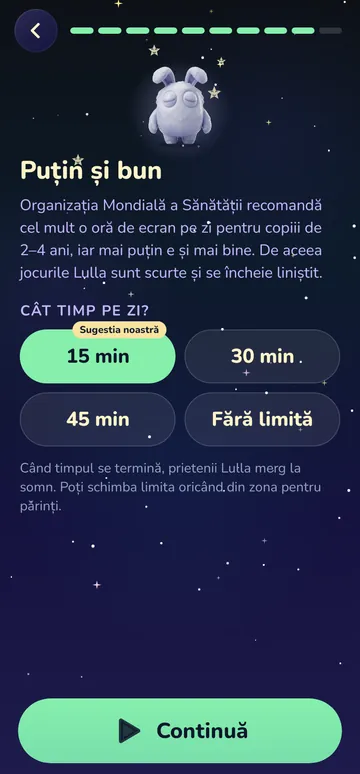 The “A little, done well” screen: the WHO recommendation and the choice of daily limit