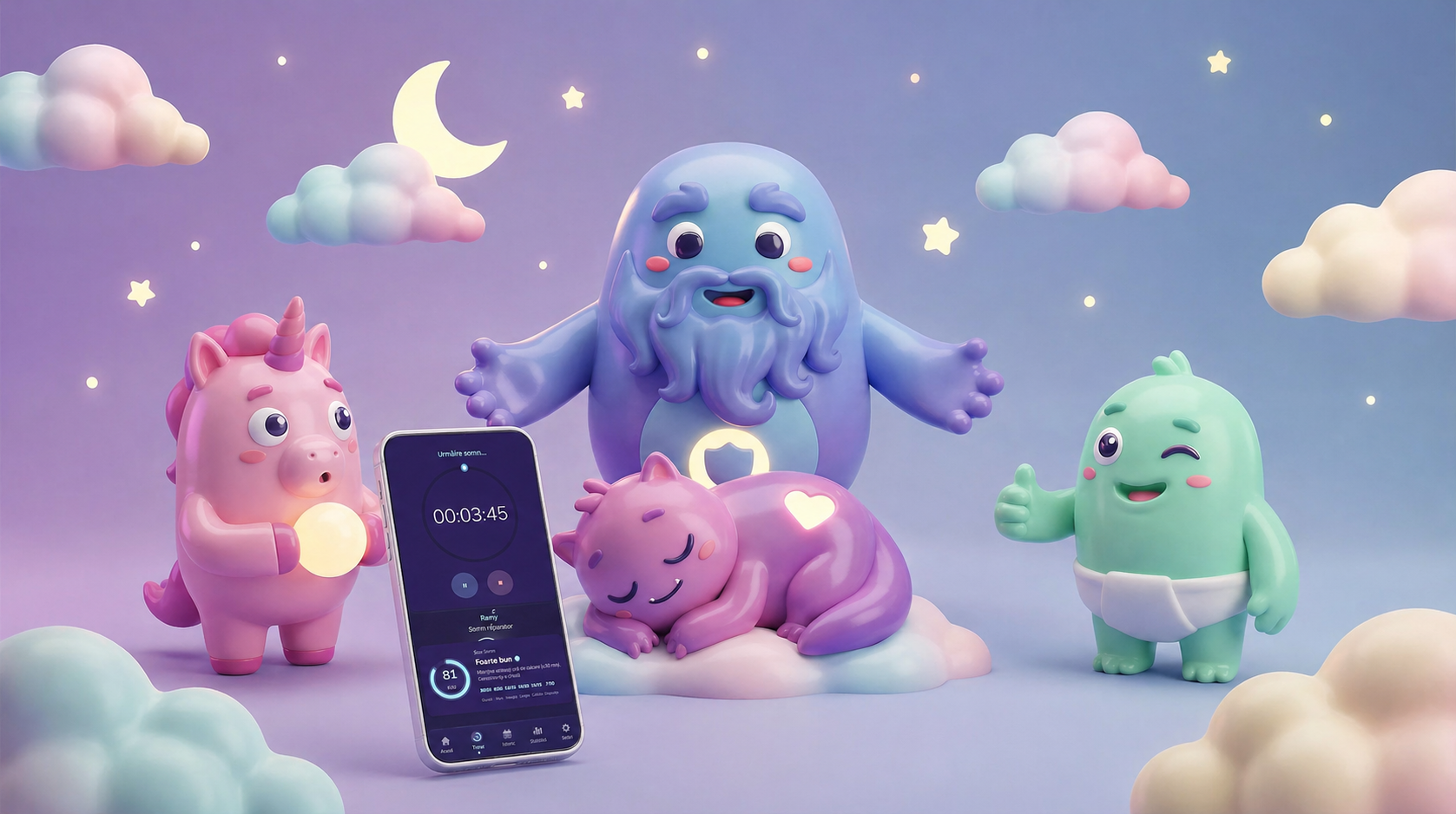 Lulla — mascotele cu aplicația în acțiune