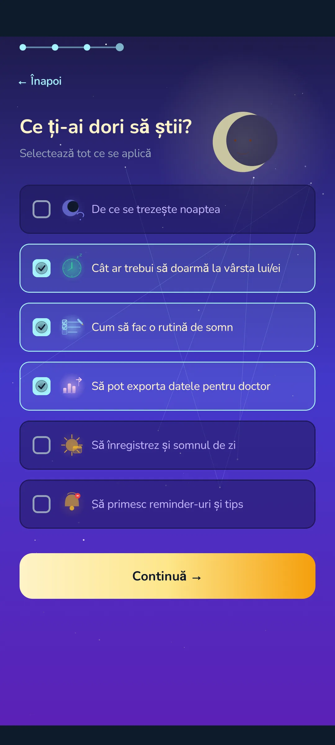 Lulla — onboarding pas 1