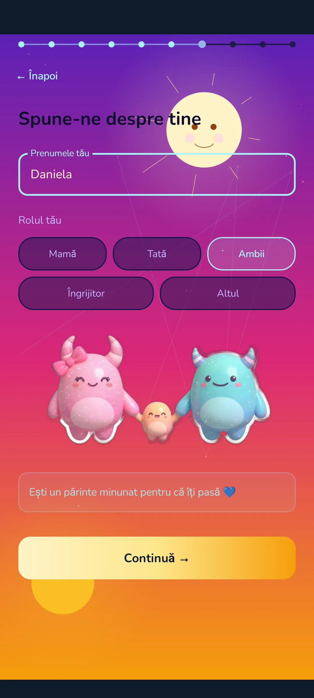 Lulla — onboarding pas 2