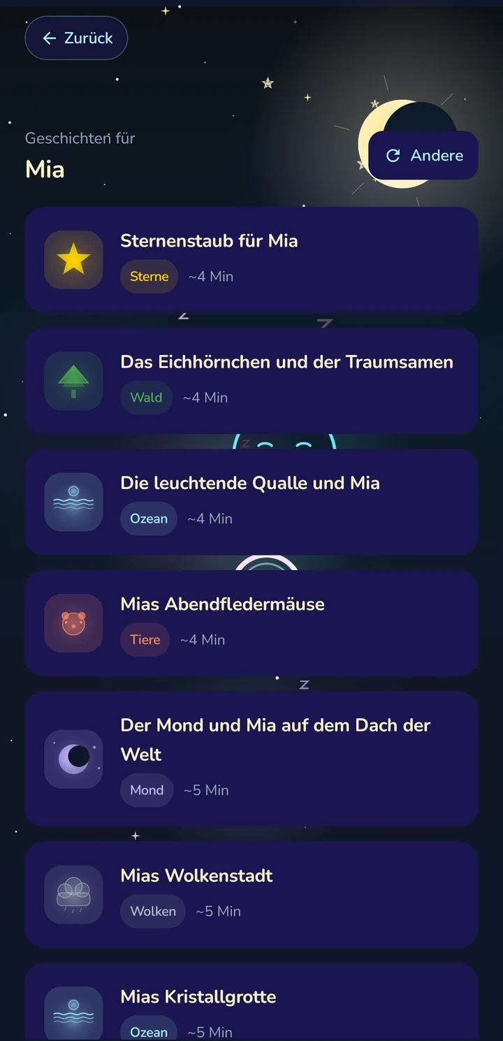 Lulla — Geschichten