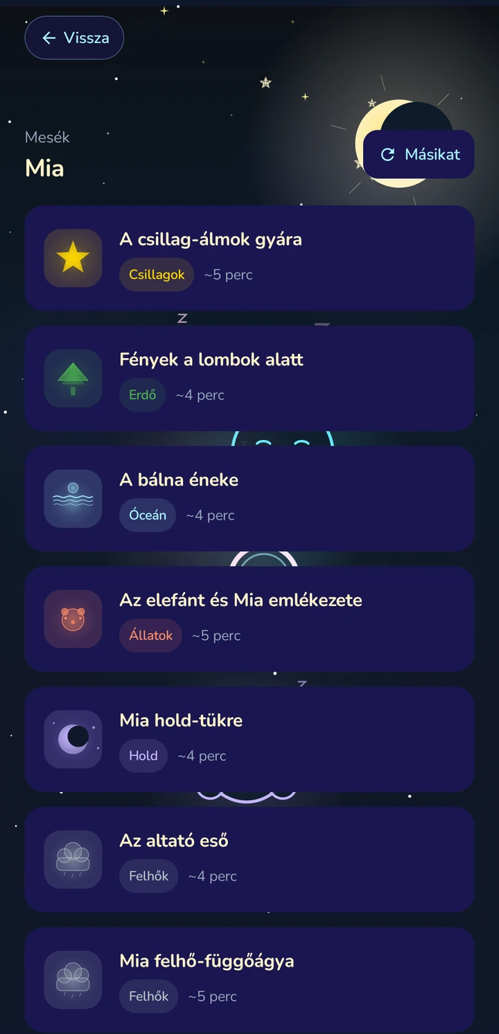Lulla — Mesék