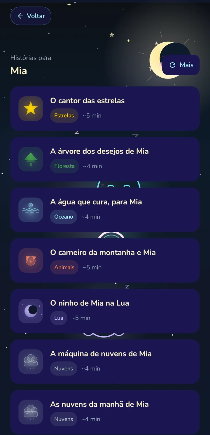 Lulla — Histórias